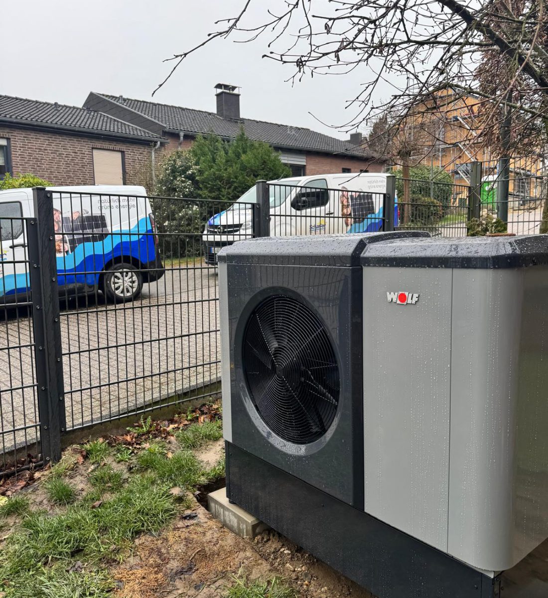 Wolf Wärmepumpe in einem Einfamilienhaus im Raum Jülich 1